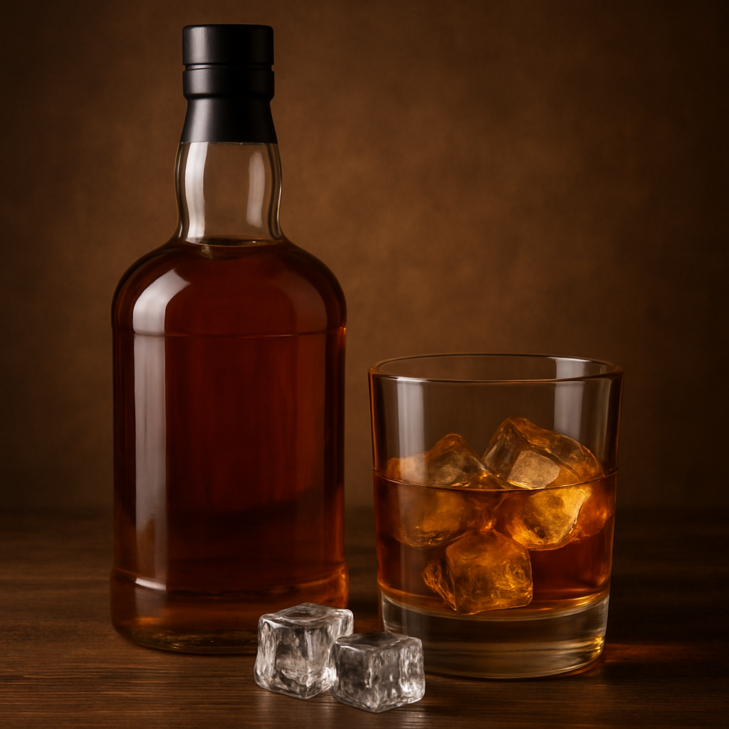A bottle of whiskey